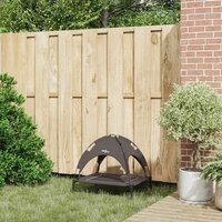 Hondenbed Bruin s Staal 3