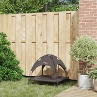 Hondenbed Bruin m Staal 3