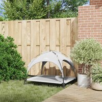 Hondenbed Zilvergrijs xl Staal 3