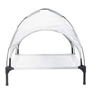 Hondenbed Zilvergrijs xl Staal 5