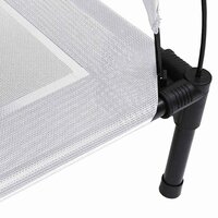 Hondenbed Zilvergrijs xl Staal 6