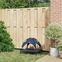 Hondenbed Marineblauw s Staal 3