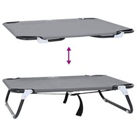 Hondenbed Lichtgrijs m Oxford Stof en Staal 8