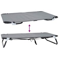 Hondenbed Lichtgrijs 105 x 65 x 18 cm Oxford Stof en Staal 8