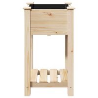 Tuin Bloempot Beige 45 x 45 x 76.5 cm Massief vurenhout 5