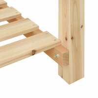 Tuin Bloempot Beige 60.5 x 60 x 76.5 cm Massief vurenhout 9