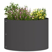Tuin Bloempot Zwart 30 x 30 x 20 cm Staal 3