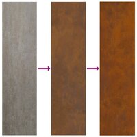 Tuin Bloempot Bruin 40 x 40 x 20 cm Cortenstaal 9