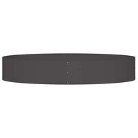 Tuin Bloempot Zwart 120 x 120 x 20 cm Staal 5