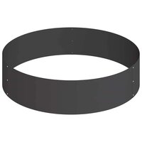 Tuin Bloempot Zwart 90 x 90 x 20 cm Staal 5