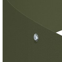 Tuin Bloempot Olijfgroen 90 x 90 x 20 cm Staal 9