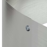 Tuin Bloempot Zilver 120 x 120 x 20 cm Gegalvaniseerd staal 9