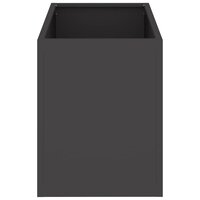 Tuin Bloempot Zwart 50 x 32 x 40 cm Koudgewalst staal 6