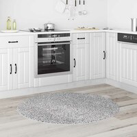 Antislip Shaggy Tapijt Grijs 120 x 120 cm PP 3