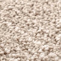 Antislip Shaggy Tapijt Cr&egrave;me 90 x 90 cm PP 6