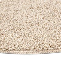 Antislip Shaggy Tapijt Cr&egrave;me 90 x 90 cm PP 7