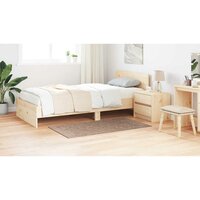 Antislip Shaggy Tapijt Bruin 80 x 150 cm PP 4