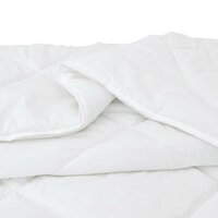 All-season dekbed met kussen Wit 140 x 220 cm Microfibre 9