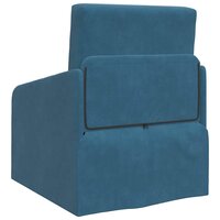 Slaapbank Blauw 65 x 80 x 83 cm Fluweel 7