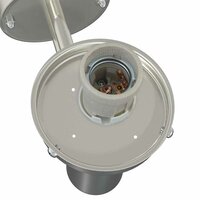 Buiten Wandlamp Zilver 28 x 25 x 38 cm Roestvrij staal 6