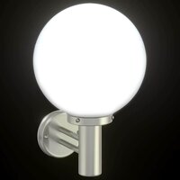 Buiten Wandlamp Zilver 28 x 25 x 38 cm Roestvrij staal 9