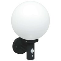 Buiten Wandlamp Zwart 28 x 25 x 38 cm Roestvrij staal 2