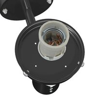 Buiten Wandlamp Zwart 28 x 25 x 38 cm Roestvrij staal 7