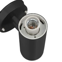 Buiten Wandlamp Zwart 15 x 7.5 x 33 cm Roestvrij staal 8