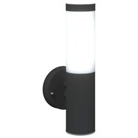 Buiten Wandlamp Zwart 15 x 7.5 x 33 cm Roestvrij staal 9