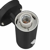 Buitenwandlampen 2 pcs Zwart 15 x 7.5 x 33 cm Roestvrij staal 9