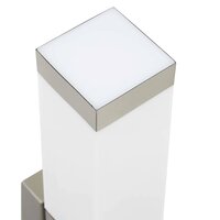 Buitenwandlamp Zilver 10.5 x 6 x 35 cm Roestvrij staal 7