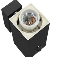 Buitenwandlamp Zwart 10.5 x 6 x 35 cm Roestvrij staal 8