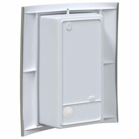 Buitenwandlamp 2 pcs Zilver 23.5 x 10.5 x 26 cm Roestvrij staal 6