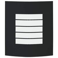 Buitenwandlampen 2 pcs Zwart 23.5 x 10.5 x 26 cm 5