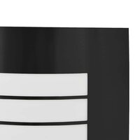 Buitenwandlampen 2 pcs Zwart 23.5 x 10.5 x 26 cm 8