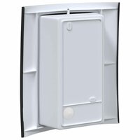 Buitenwandlamp 2 pcs Zwart 23.5 x 10.5 x 26 cm Roestvrij staal 6