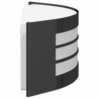 Buitenwandlamp Zwart 32 x 10 x 10 cm Roestvrij staal 5