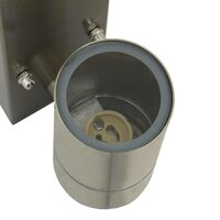 Buiten Wandlamp Zilver 6.5 x 10.5 x 16 cm Roestvrij staal 8