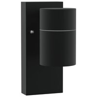 Buiten Wandlamp Zwart 6.5 x 10.5 x 16 cm Roestvrij staal 2
