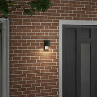 Buiten Wandlamp Zwart 6.5 x 10.5 x 16 cm Roestvrij staal 3