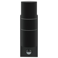 Buitenwandlamp Zwart 7 x 10 x 22 cm Roestvrij staal 4