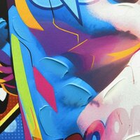 Schilderij Home ESPRIT Blauw Groen Modern 83 x 3 x 83 cm (2 Stuks) 4