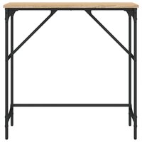 Wandtafel 75x32x75 cm bewerkt hout sonoma eikenkleurig 4