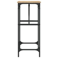 Wandtafel 75x32x75 cm bewerkt hout sonoma eikenkleurig 5