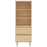 Hoge kast 40x36x110 cm bewerkt hout sonoma eiken 5