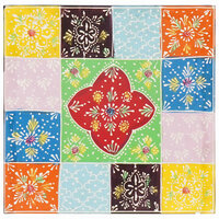 Ladekast met plank Multikleur 30 x 30 x 90 cm Massief mangohout 5