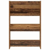 Wand Schoenenkasten met plank Anders Oud hout Bewerkt hout 5