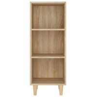 Dressoir 34,5x32,5x90 cm bewerkt hout sonoma eikenkleurig 5