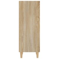 Dressoir 34,5x32,5x90 cm bewerkt hout sonoma eikenkleurig 6