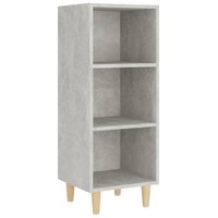 Dressoir 34,5x32,5x90 cm bewerkt hout betongrijs 2